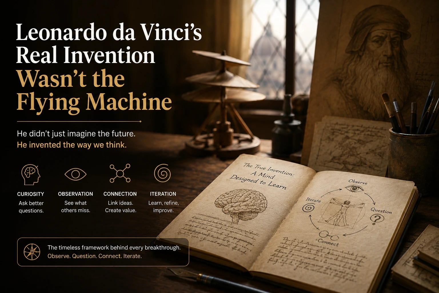 Leonardo da Vinci's Real Invention Wasn't the Flying Machine