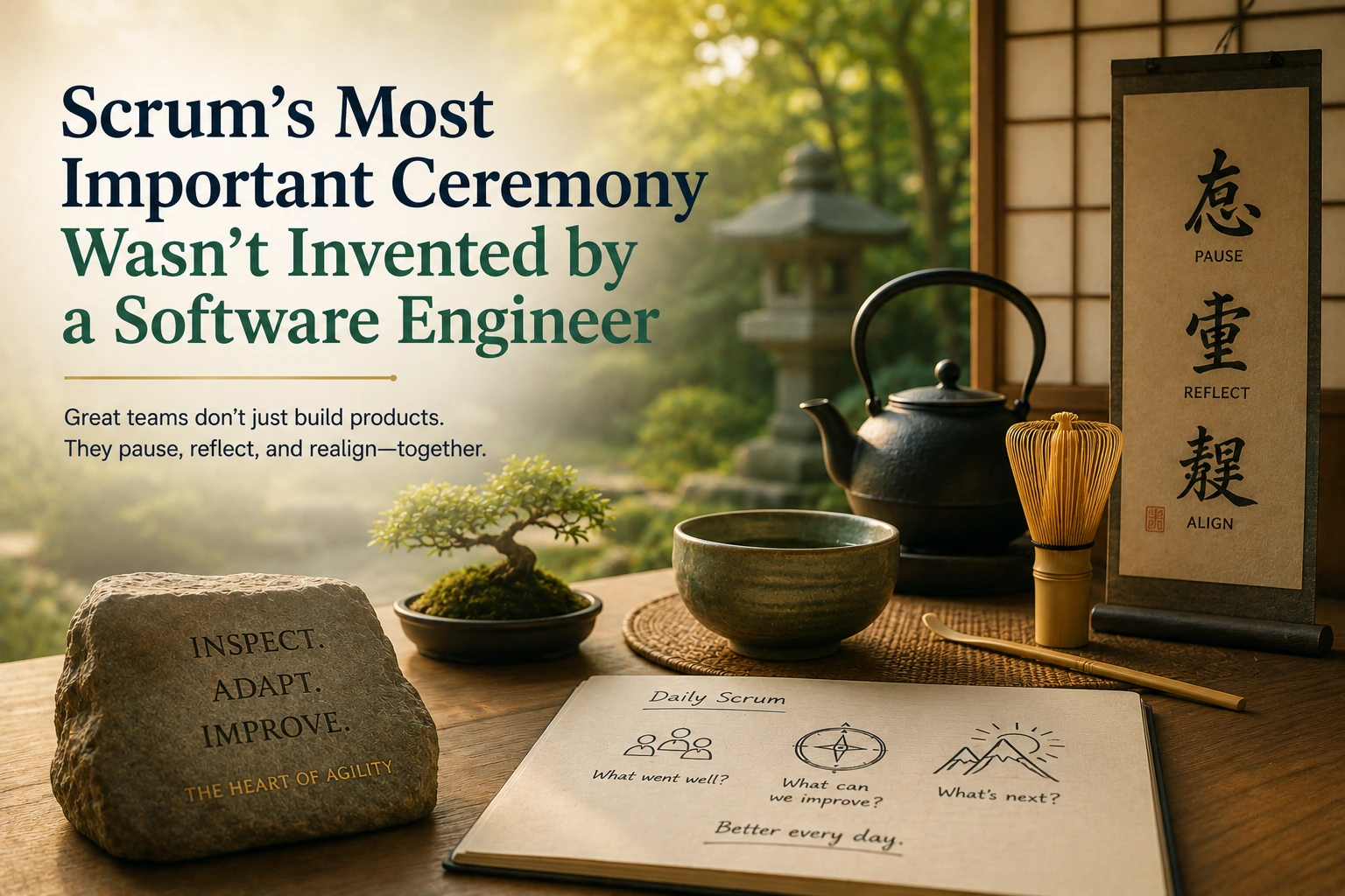 Scrum's Most Important Ceremony Wasn't Invented by a Software Engineer