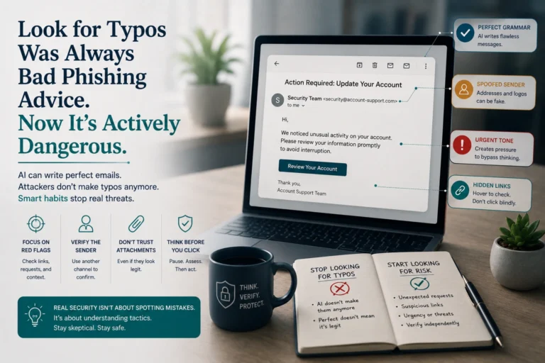 "Look for Typos" Was Always Bad Phishing Advice. Now It's Actively Dangerous.