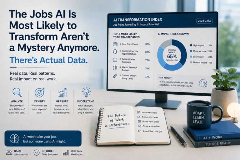 The Jobs AI Is Most Likely to Transform Aren't a Mystery Anymore. There's Actual Data.