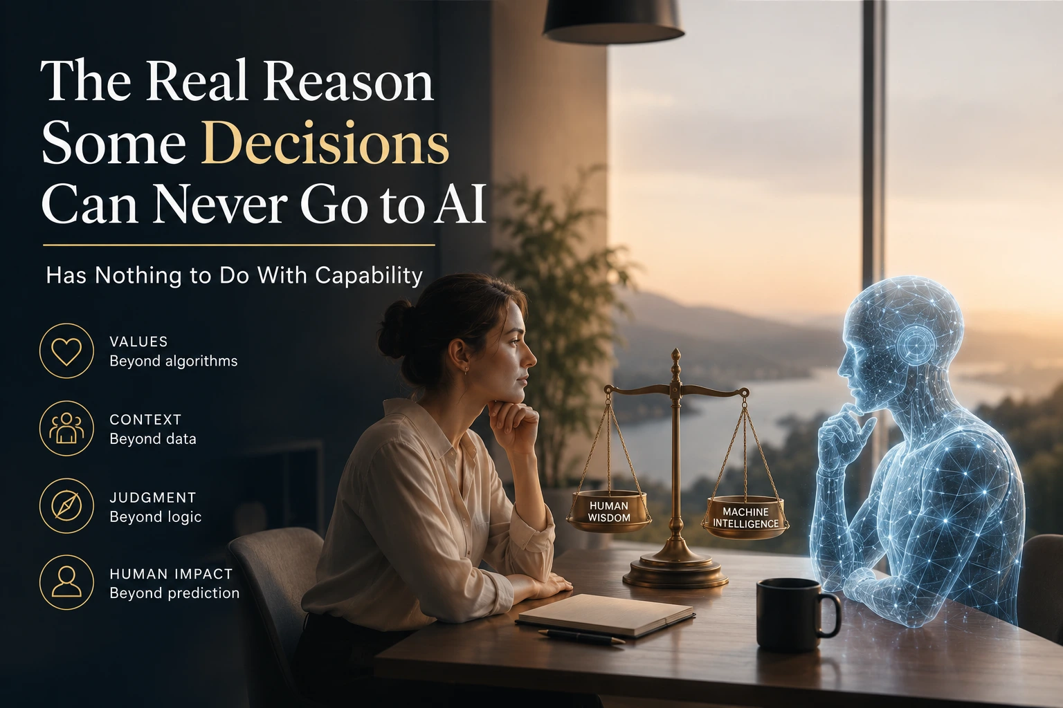 The Real Reason Some Decisions Can Never Go to AI Has Nothing to Do With Capability